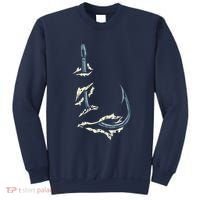 Fish Hook Cool Fishing Fisher Fisherman Angler Dad Sweatshirt thumb 0