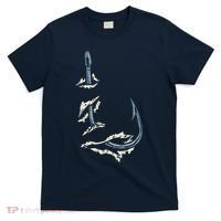 Fish Hook Cool Fishing Fisher Fisherman Angler Dad T-Shirt thumb 0