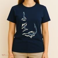 Fish Hook Cool Fishing Fisher Fisherman Angler Dad T-Shirt thumb 4
