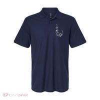 Fish Hook Cool Fishing Fisher Fisherman Angler Dad Polo thumb 0