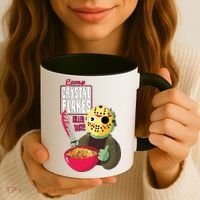 Funny Halloween Camp Crystal Flakes Coffee Mug thumb 3