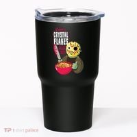 Funny Halloween Camp Crystal Flakes Tumbler thumb 0