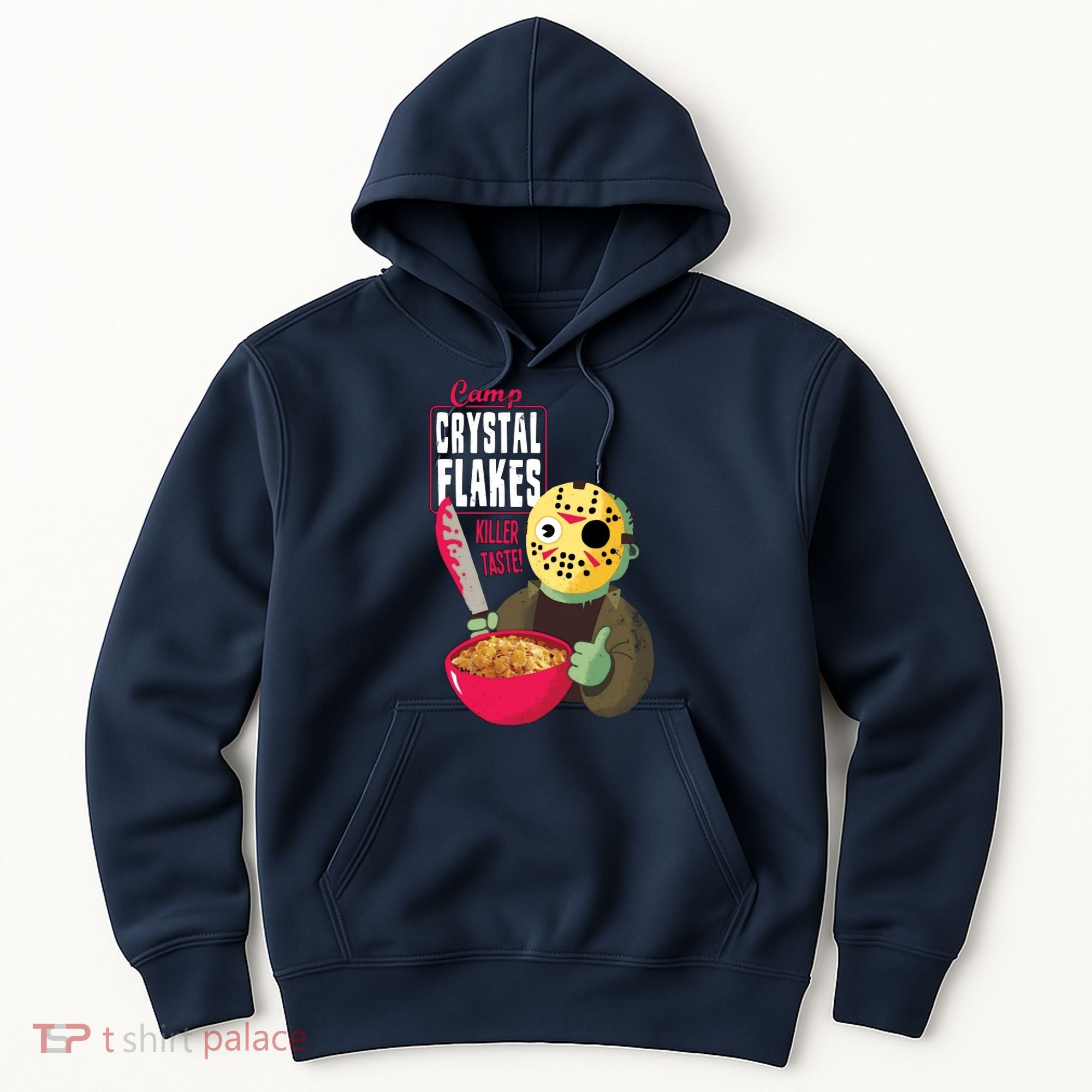 Funny Halloween Camp Crystal Flakes Hoodie