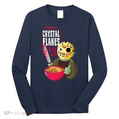 Funny Halloween Camp Crystal Flakes Long Sleeve Shirt