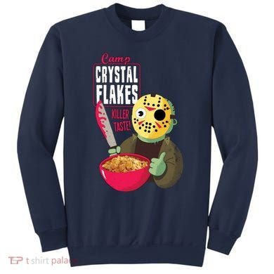Funny Halloween Camp Crystal Flakes Sweatshirt