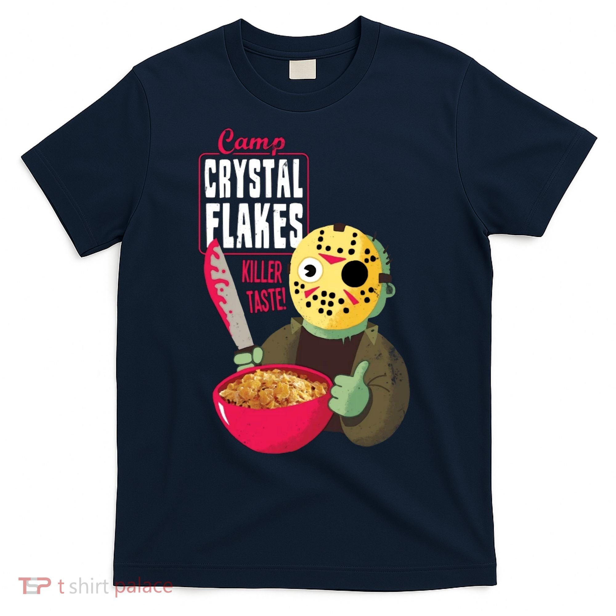 Funny Halloween Camp Crystal Flakes T-Shirt
