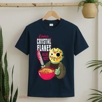 Funny Halloween Camp Crystal Flakes T-Shirt thumb 2