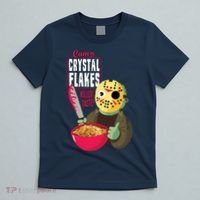 Funny Halloween Camp Crystal Flakes T-Shirt thumb 5