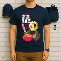 Funny Halloween Camp Crystal Flakes T-Shirt thumb 6