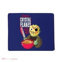 Funny Halloween Camp Crystal Flakes Mousepad thumb 0