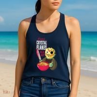 Funny Halloween Camp Crystal Flakes Women's Tank Top thumb 2