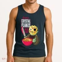 Funny Halloween Camp Crystal Flakes Tank Top thumb 3