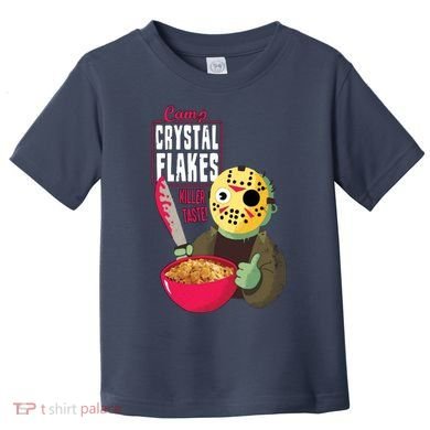 Funny Halloween Camp Crystal Flakes Toddler T-Shirt