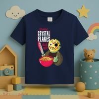 Funny Halloween Camp Crystal Flakes Toddler T-Shirt thumb 3