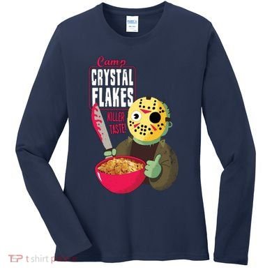 Funny Halloween Camp Crystal Flakes Women's Long Sleeve Shirt