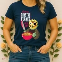Funny Halloween Camp Crystal Flakes Women's T-Shirt thumb 2