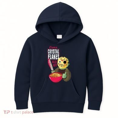 Funny Halloween Camp Crystal Flakes Kids Hoodie
