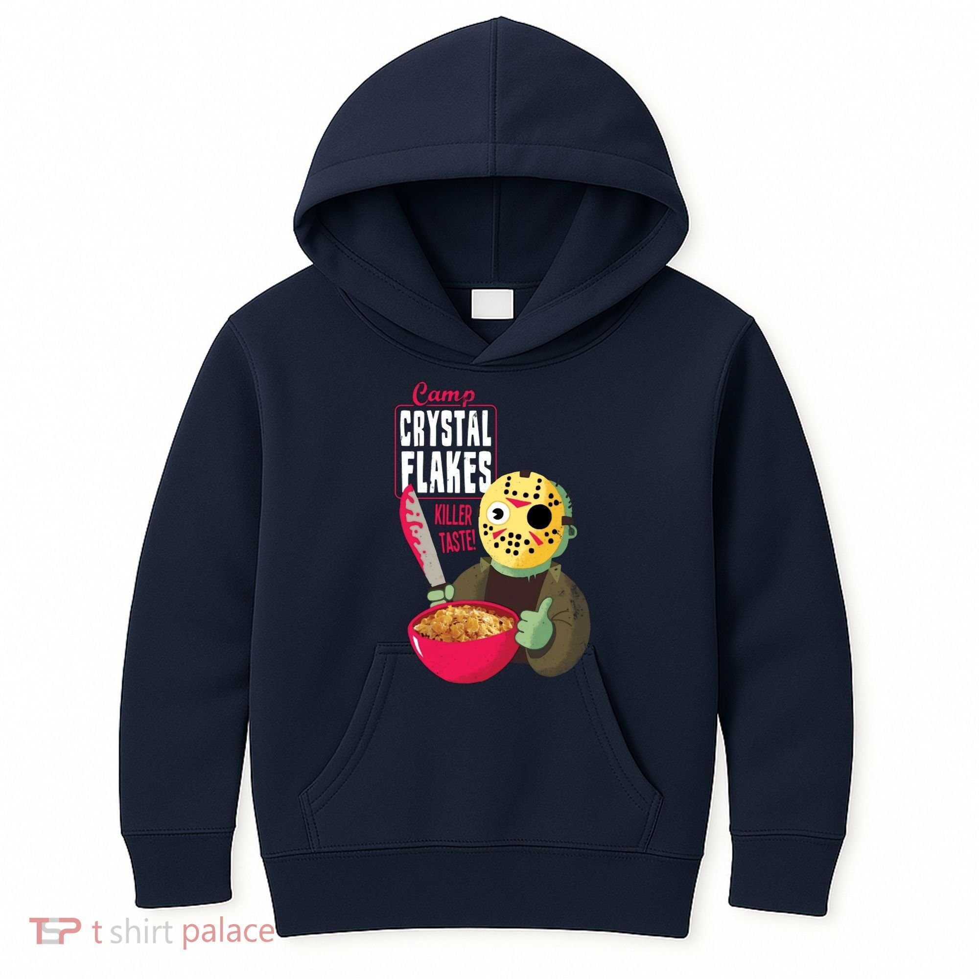 Funny Halloween Camp Crystal Flakes Kids Hoodie