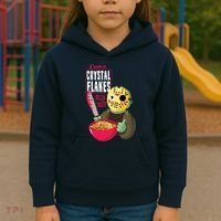 Funny Halloween Camp Crystal Flakes Kids Hoodie thumb 3