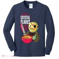 Funny Halloween Camp Crystal Flakes Kids Long Sleeve Shirt thumb 0