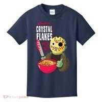 Funny Halloween Camp Crystal Flakes Kids T-Shirt thumb 0