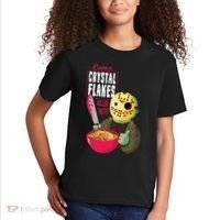 Funny Halloween Camp Crystal Flakes Kids T-Shirt thumb 2