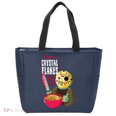 Funny Halloween Camp Crystal Flakes Tote Bag