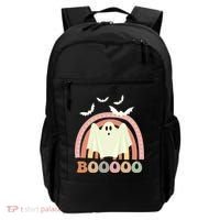 Funny Halloween Cute Ghost Retro Rainbow Spooky Backpack thumb 0
