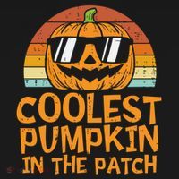 Funny Halloween Coolest Pumpkin In The Patch Cute Gift Women's Hoodie thumb 2