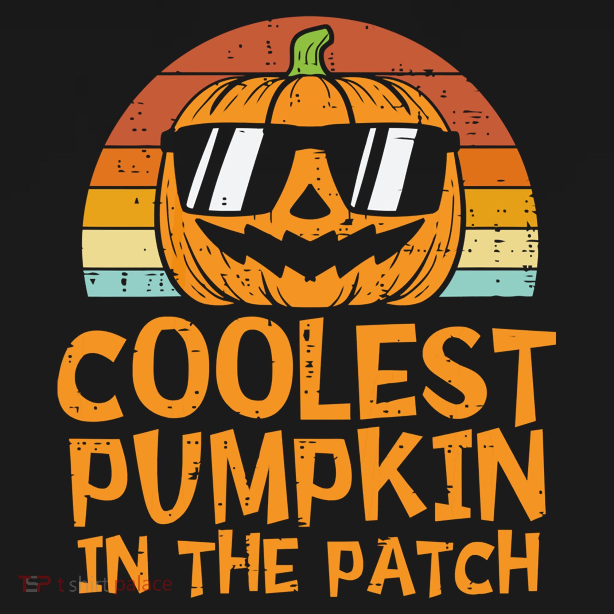 Funny Halloween Coolest Pumpkin In The Patch Cute Gift Women's Hoodie