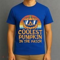 Funny Halloween Coolest Pumpkin In The Patch Cute Gift T-Shirt thumb 3