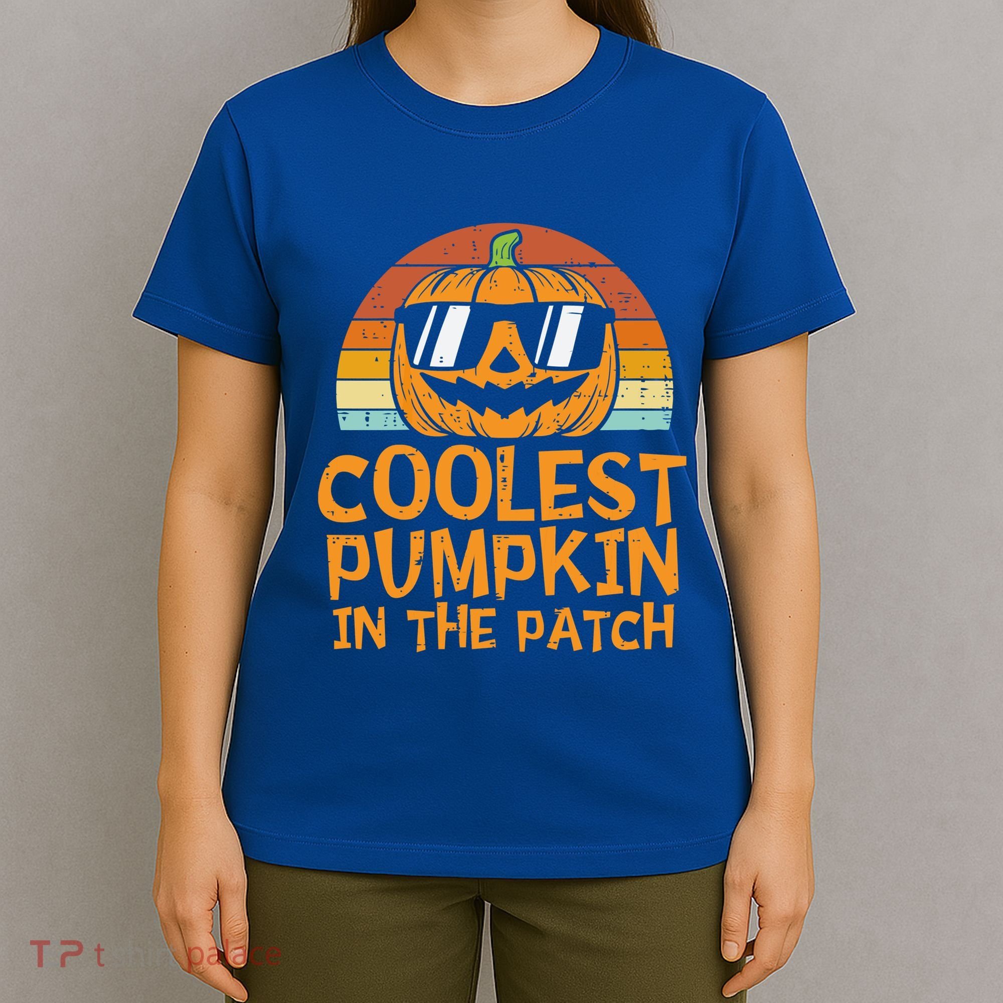 Funny Halloween Coolest Pumpkin In The Patch Cute Gift T-Shirt