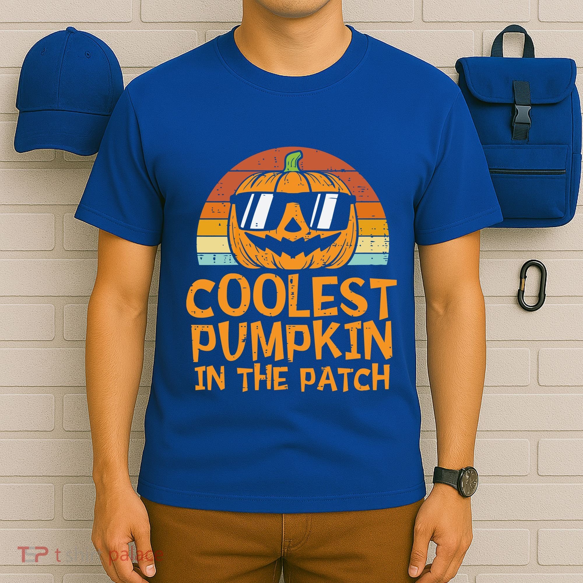 Funny Halloween Coolest Pumpkin In The Patch Cute Gift T-Shirt