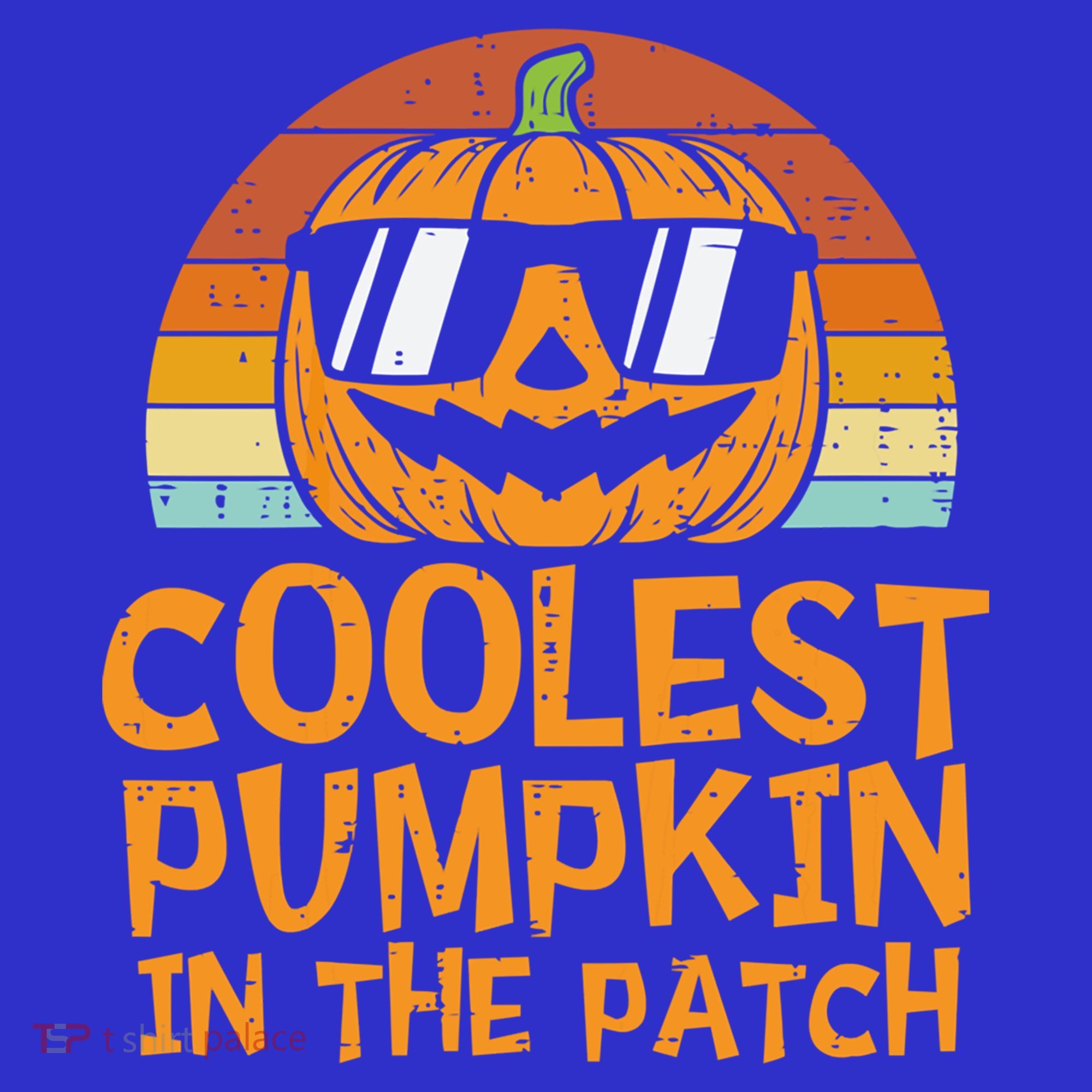 Funny Halloween Coolest Pumpkin In The Patch Cute Gift T-Shirt