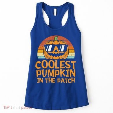 Funny Halloween Coolest Pumpkin In The Patch Cute Gift Women's Tank Top