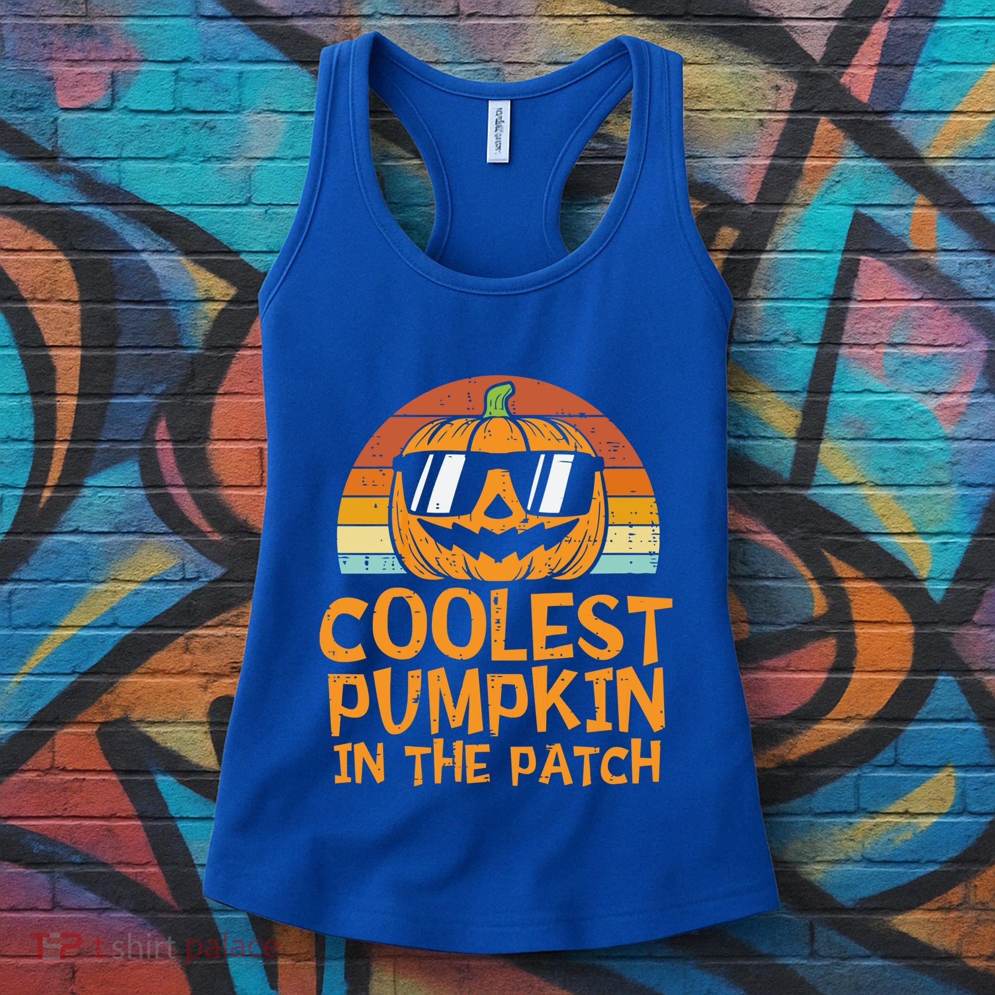 Funny Halloween Coolest Pumpkin In The Patch Cute Gift Women's Tank Top