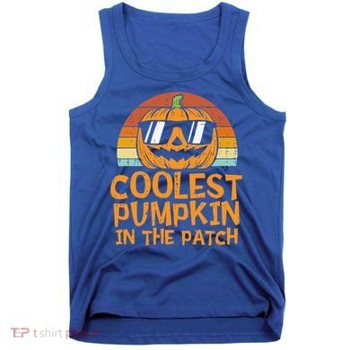 Funny Halloween Coolest Pumpkin In The Patch Cute Gift Tank Top