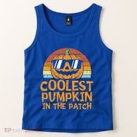 Funny Halloween Coolest Pumpkin In The Patch Cute Gift Tank Top thumb 2
