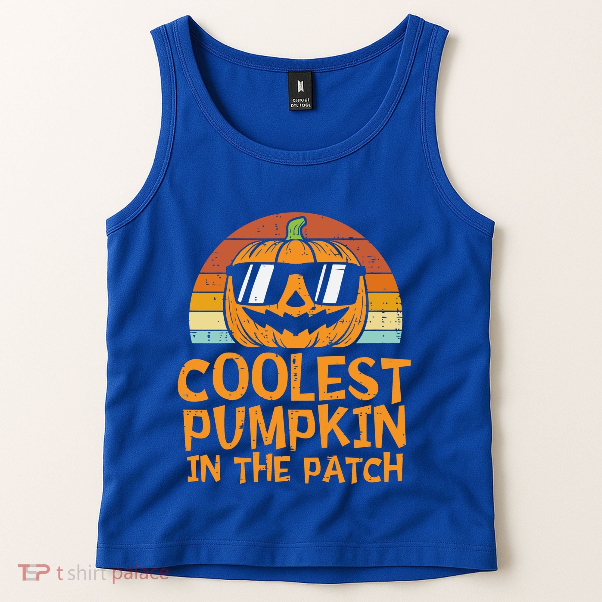 Funny Halloween Coolest Pumpkin In The Patch Cute Gift Tank Top