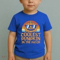 Funny Halloween Coolest Pumpkin In The Patch Cute Gift Toddler T-Shirt thumb 2