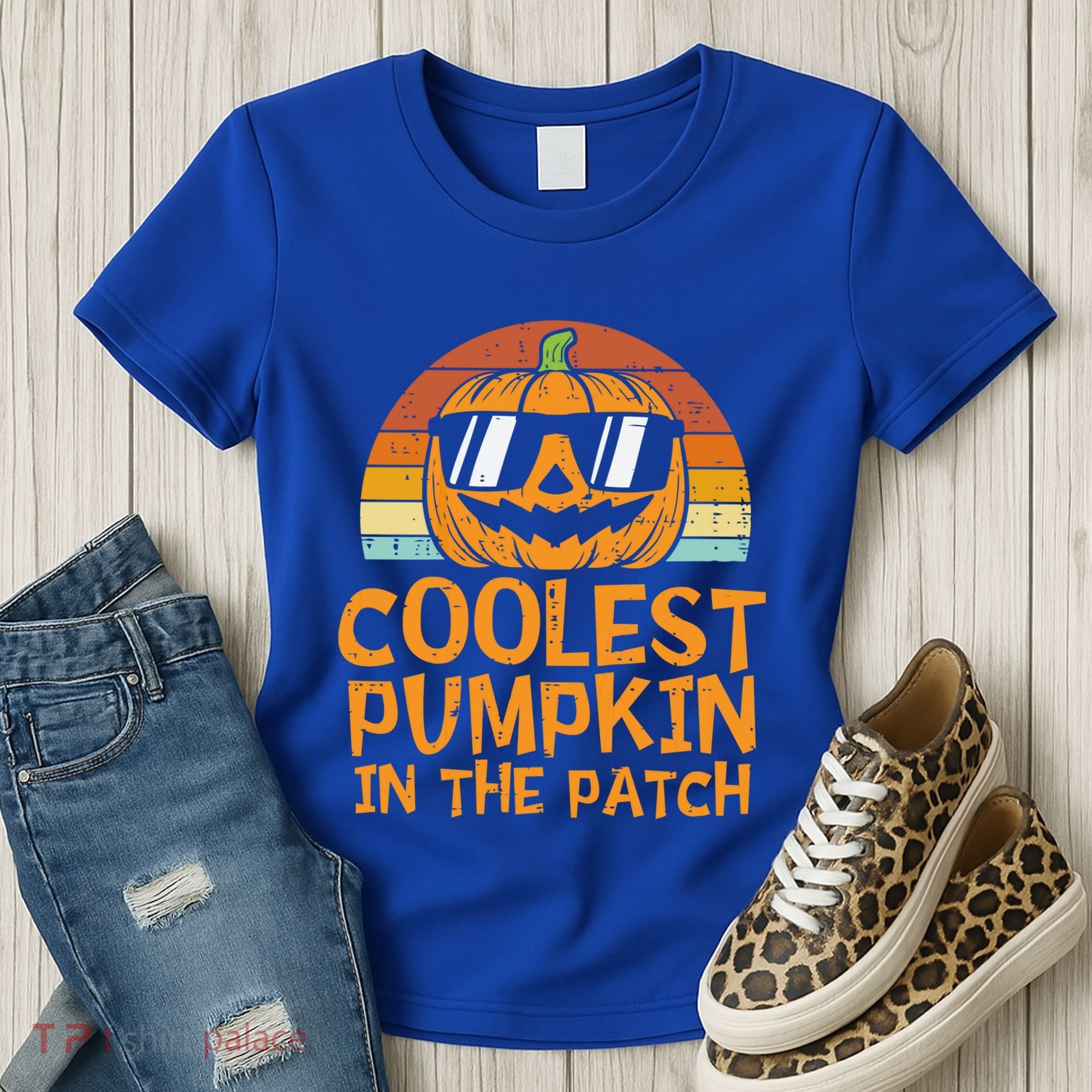 Funny Halloween Coolest Pumpkin In The Patch Cute Gift Women's T-Shirt