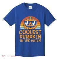 Funny Halloween Coolest Pumpkin In The Patch Cute Gift Kids T-Shirt thumb 0