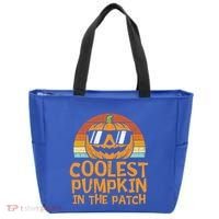 Funny Halloween Coolest Pumpkin In The Patch Cute Gift Tote Bag thumb 0