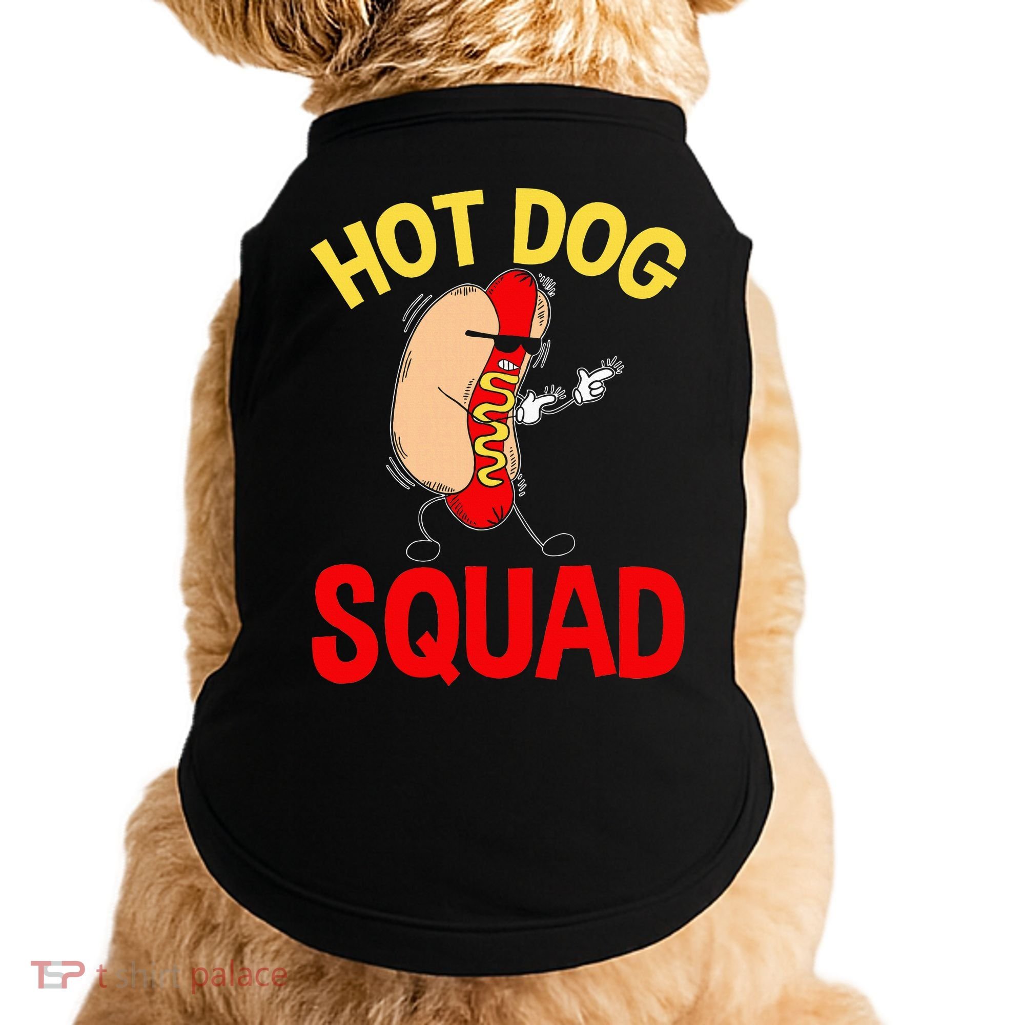 Funny Hot Dog Squad Hot Dog Doggie Tank