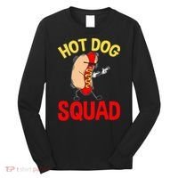 Funny Hot Dog Squad Hot Dog Long Sleeve Shirt thumb 0