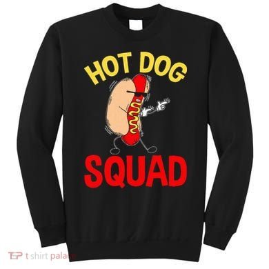 Funny Hot Dog Squad Hot Dog Sweatshirt