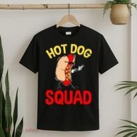 Funny Hot Dog Squad Hot Dog T-Shirt thumb 2