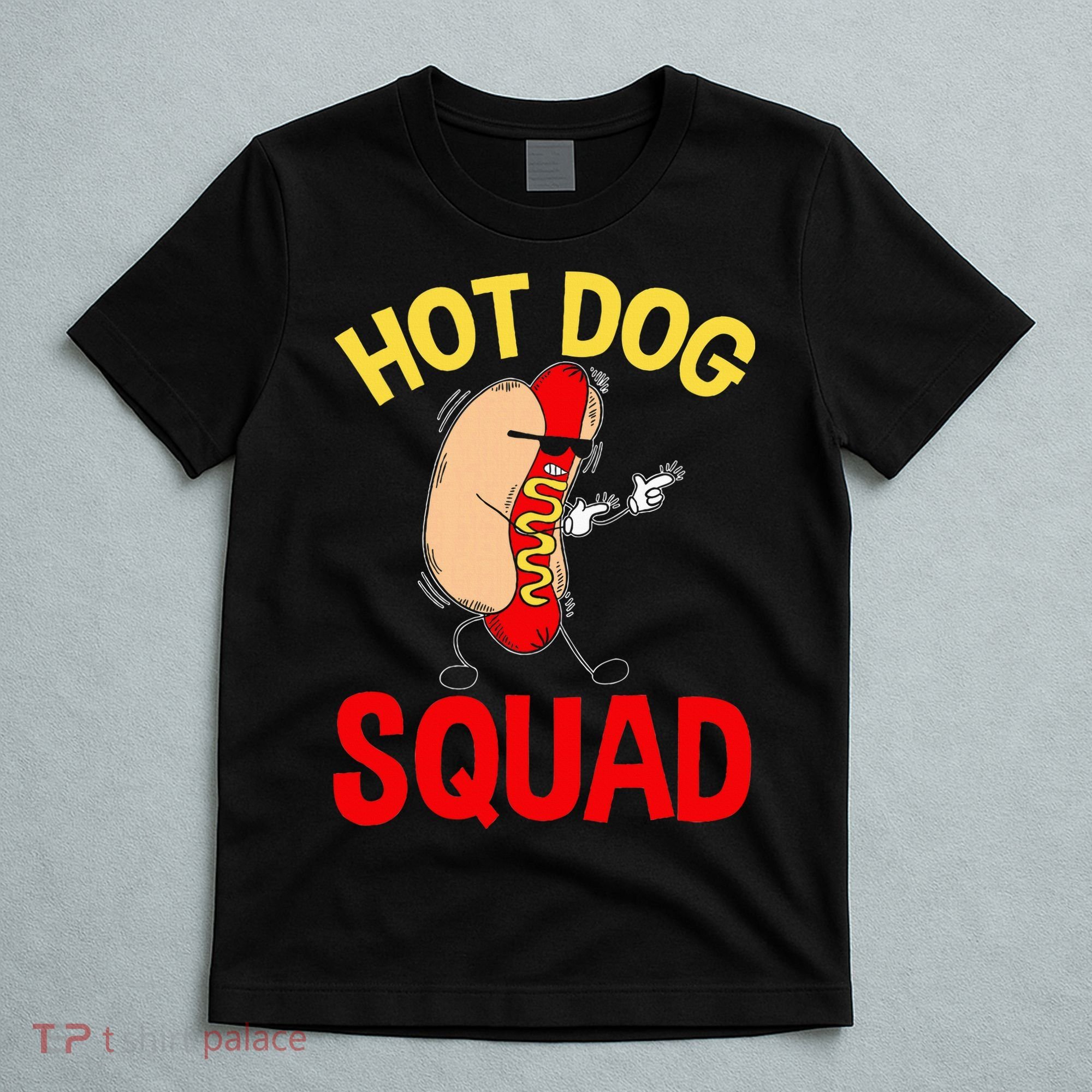 Funny Hot Dog Squad Hot Dog T-Shirt