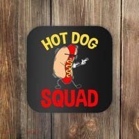 Funny Hot Dog Squad Hot Dog Coaster thumb 0