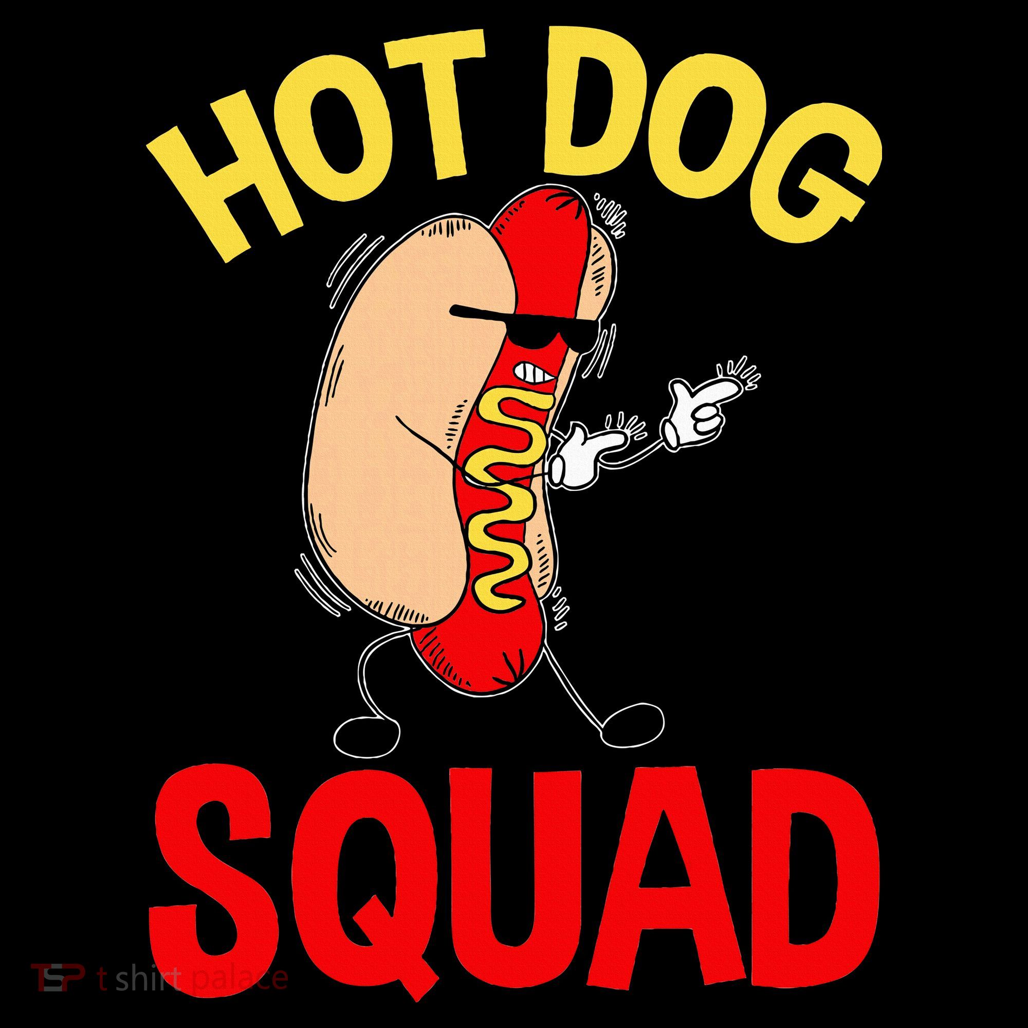 Funny Hot Dog Squad Hot Dog Women's Hoodie